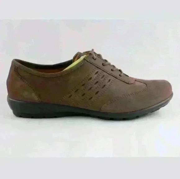 Hotter Suade Leather Cayla Shoes Oxfords - Picture 6 of 8